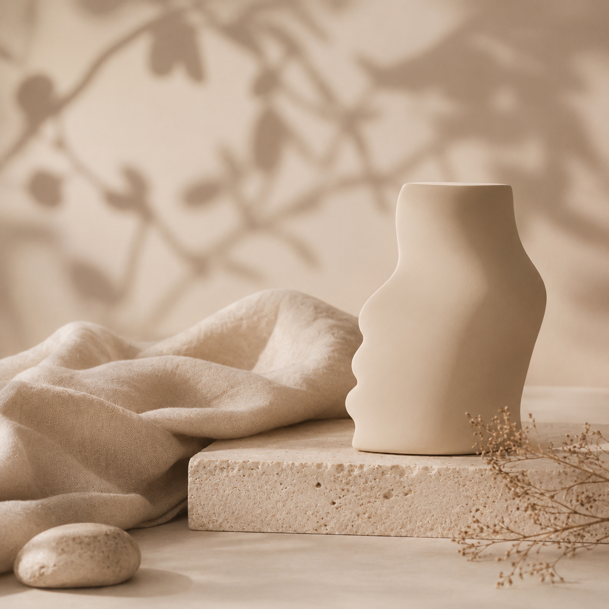 Relaxing facial treatment